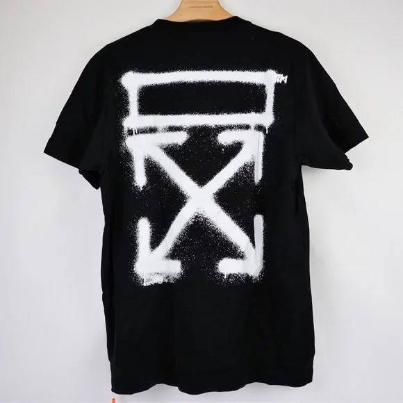 New With Tags Off-White Spray Marker Logo Short-Sleeve T-Shirt Men's XL - Picture 2 of 13
